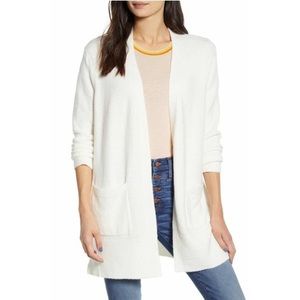 Madewell Kent Cardigan Sweater Antique Cream NWT